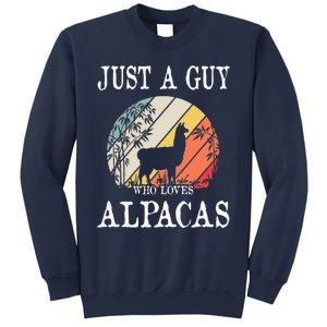 Just A Guy Who Loves Alpacas Sweatshirt