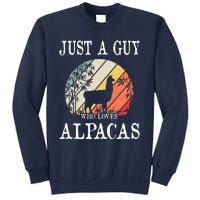 Just A Guy Who Loves Alpacas Sweatshirt