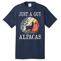 Just A Guy Who Loves Alpacas Tall T-Shirt