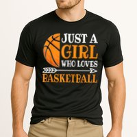 Just A Girl Who Loves Basketball Funny Basketball Player Cooling Performance Crew T-Shirt