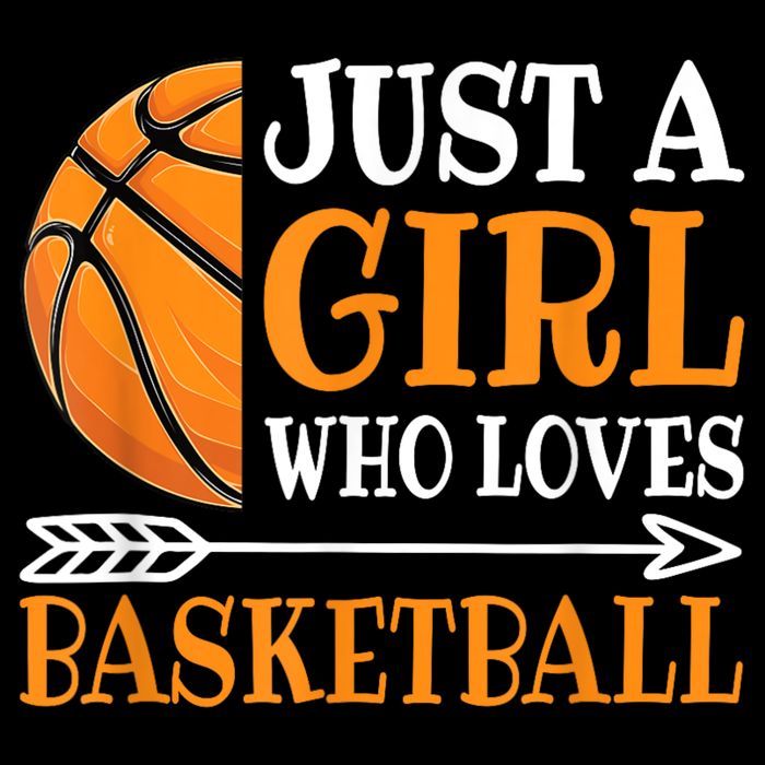 Just A Girl Who Loves Basketball Funny Basketball Player Cooling Performance Crew T-Shirt