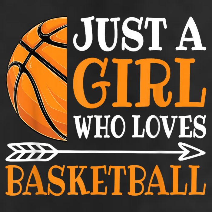 Just A Girl Who Loves Basketball Funny Basketball Player Adult Drive Performance Visor