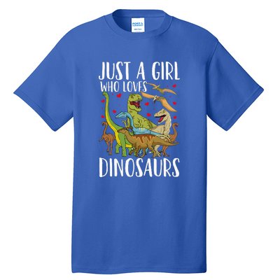 Just A Girl Who Loves Dinosaurs Brachiosaurus Tall T-Shirt