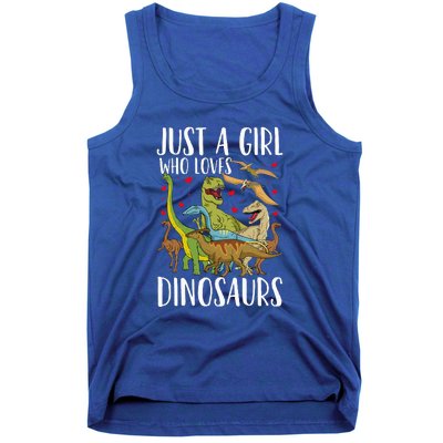 Just A Girl Who Loves Dinosaurs Brachiosaurus Tank Top