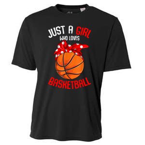 Just A Girl Who Loves Basketball Cooling Performance Crew T-Shirt