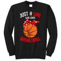 Just A Girl Who Loves Basketball Sweatshirt