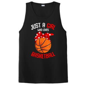 Just A Girl Who Loves Basketball PosiCharge Competitor Tank