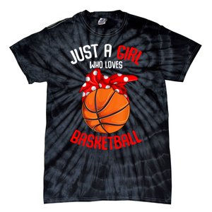 Just A Girl Who Loves Basketball Tie-Dye T-Shirt