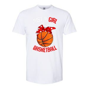 Just A Girl Who Loves Basketball Softstyle CVC T-Shirt