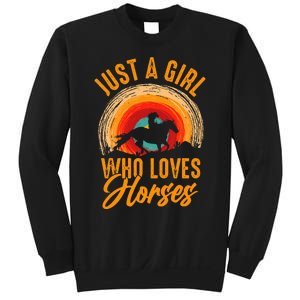 Just A Girl Who Loves Horses Sweatshirt