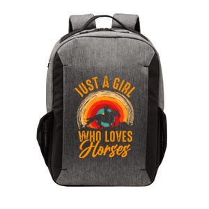 Just A Girl Who Loves Horses Vector Backpack