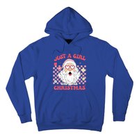 Just A Girl Who Loves Christmas Xmas Creative Funny Santa  Hoodie