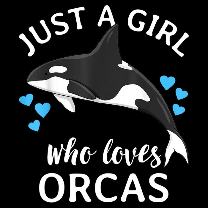Just A Girl Who Loves Orcas Killer Whales Sea Ocean City Backpack