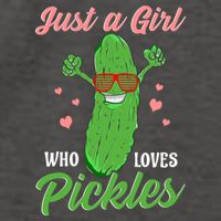 Just A Girl Who Loves Pickles Cute Pickle Food Party Cool Gift Vector Backpack