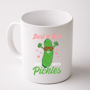 Just A Girl Who Loves Pickles Cute Pickle Food Party Cool Gift Coffee Mug