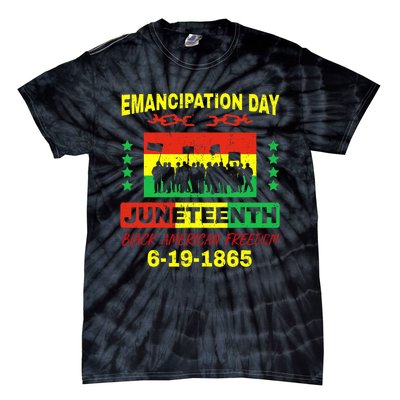 Juneteenth American Grown With African Roots Tie-Dye T-Shirt