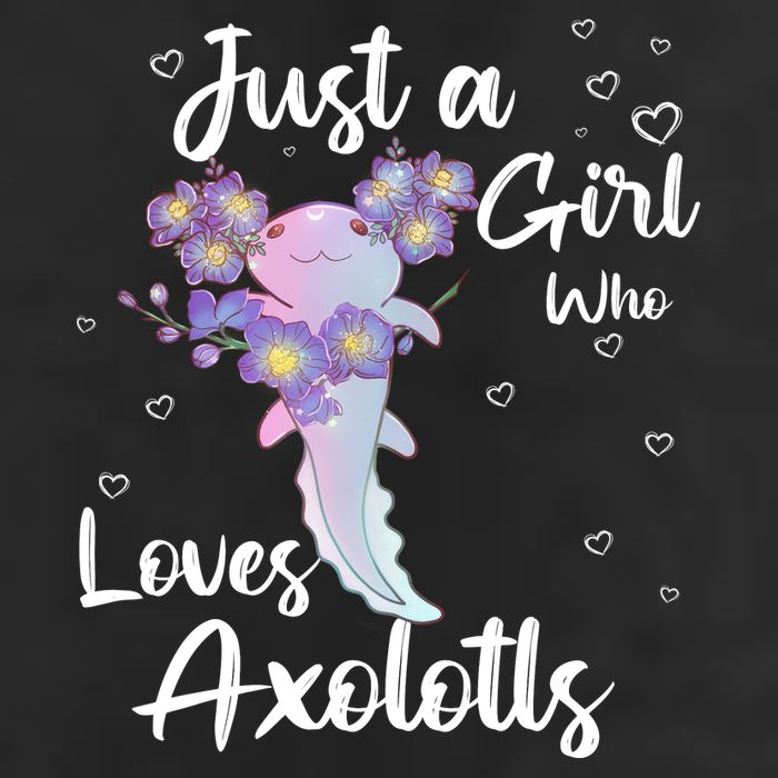 Just A Girl Who Loves Axolotls Adult Drive Performance Visor