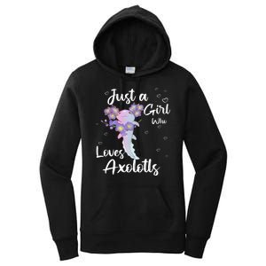 Just A Girl Who Loves Axolotls Women's Pullover Hoodie