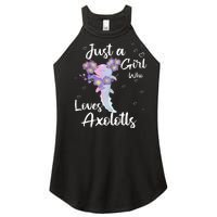 Just A Girl Who Loves Axolotls Women's Perfect Tri Rocker Tank