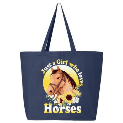 Just A Girl Who Loves Horses Riding 25L Jumbo Tote