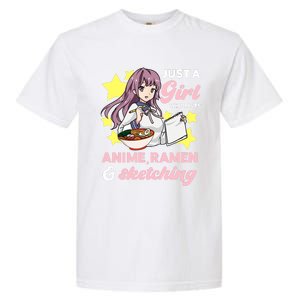 Just A Girl Who Loves Anime, Ra And Sketching Kawaii Garment-Dyed Heavyweight T-Shirt