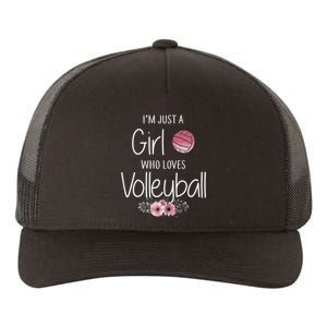 Just A Girl Who Loves Volleyball Gifts For Teen Girls, Women TShirt Yupoong Adult 5-Panel Trucker Hat