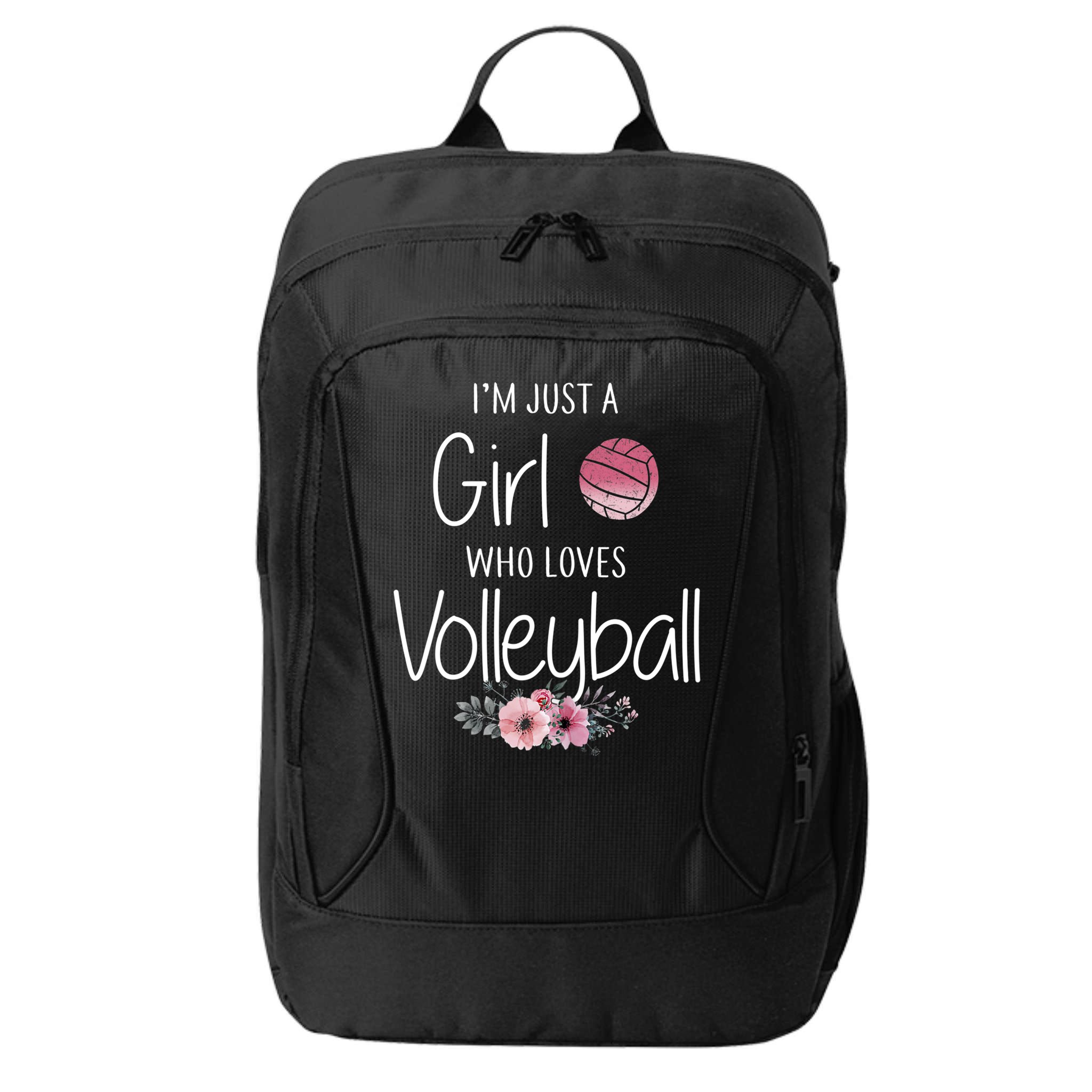 Just A Girl Who Loves Volleyball Gifts For Teen Girls, Women TShirt City Backpack