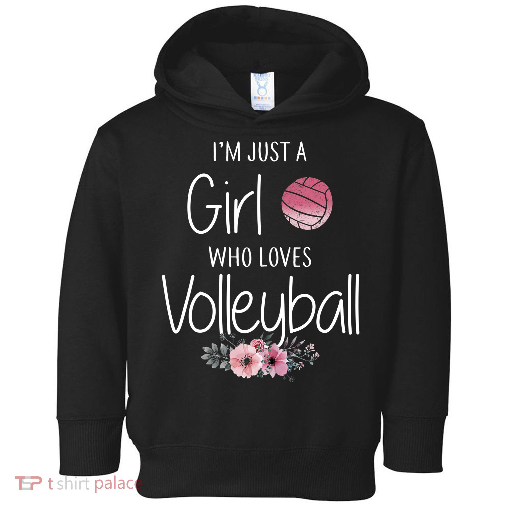Just A Girl Who Loves Volleyball Gifts For Teen Girls, Women TShirt Toddler Hoodie