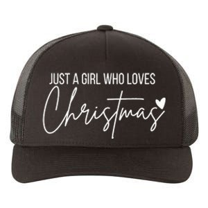 Just A Girl Who Loves Christmas Yupoong Adult 5-Panel Trucker Hat