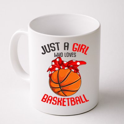 Just a Girl who Loves Basketball Mug