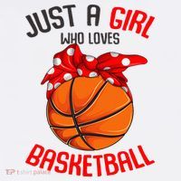 Just a Girl who Loves Basketball Kids T-Shirt