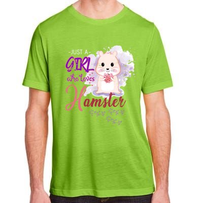 Just A Girl Who Loves Hamster Gift Adult ChromaSoft Performance T-Shirt