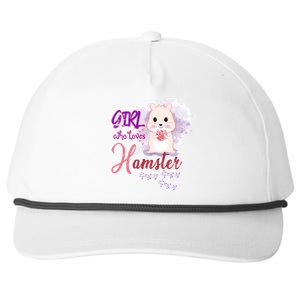 Just A Girl Who Loves Hamster Gift Snapback Five-Panel Rope Hat