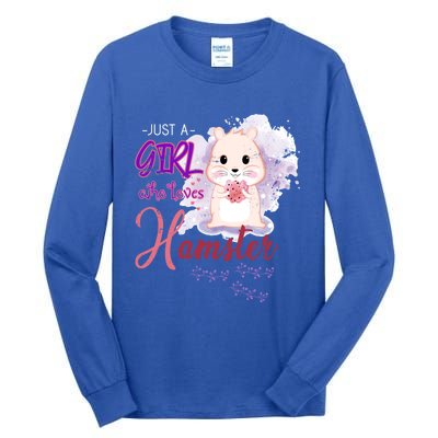 Just A Girl Who Loves Hamster Gift Tall Long Sleeve T-Shirt