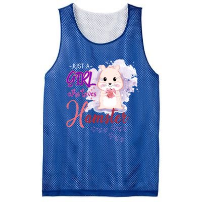 Just A Girl Who Loves Hamster Gift Mesh Reversible Basketball Jersey Tank