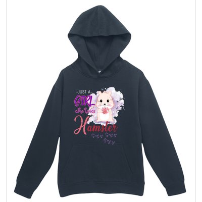 Just A Girl Who Loves Hamster Gift Urban Pullover Hoodie