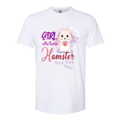 Just A Girl Who Loves Hamster Gift Softstyle CVC T-Shirt