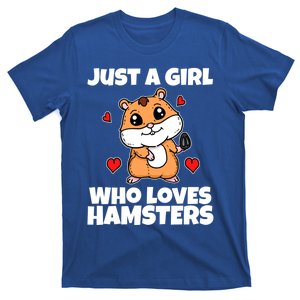 Just A Girl Who Loves Hamsters Cute Pet Hamster Costume Gift T-Shirt