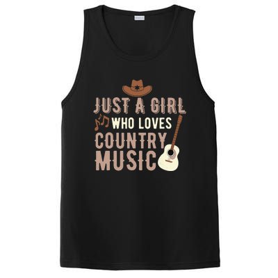 Just A Girl Who Loves Country Music PosiCharge Competitor Tank