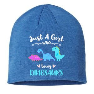 Just A Girl Who Loves Dinosaurs Sustainable Beanie