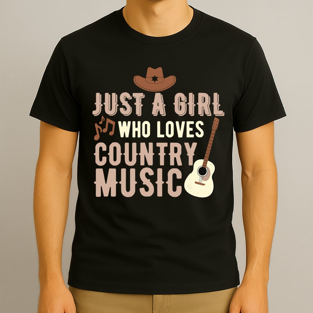 Just A Girl Who Loves Country Music T-Shirt