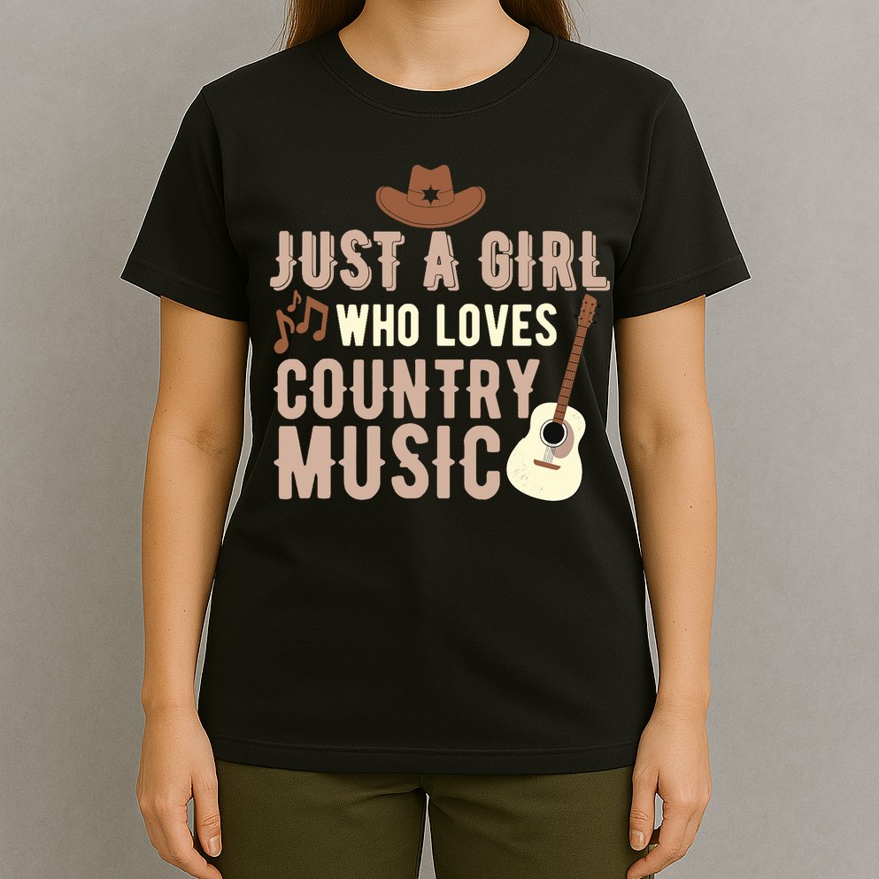 Just A Girl Who Loves Country Music T-Shirt
