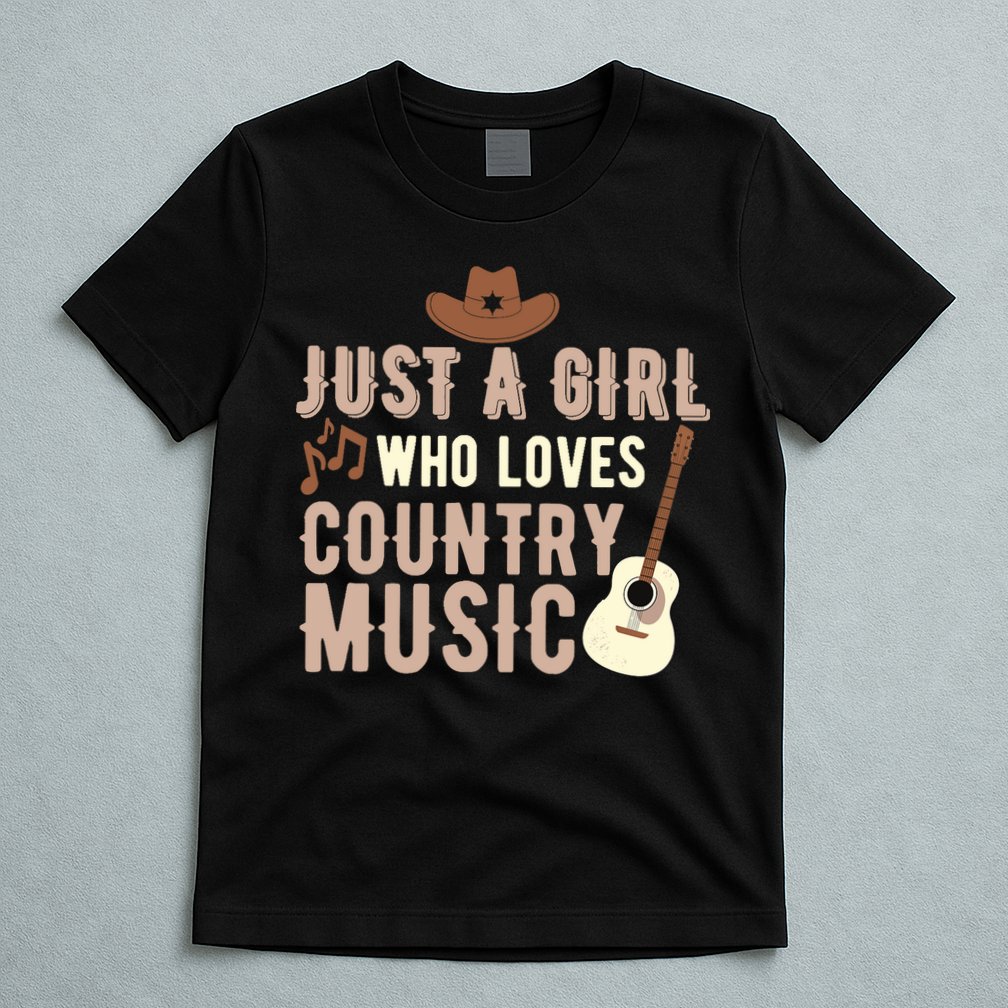 Just A Girl Who Loves Country Music T-Shirt