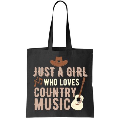 Just A Girl Who Loves Country Music Bag
