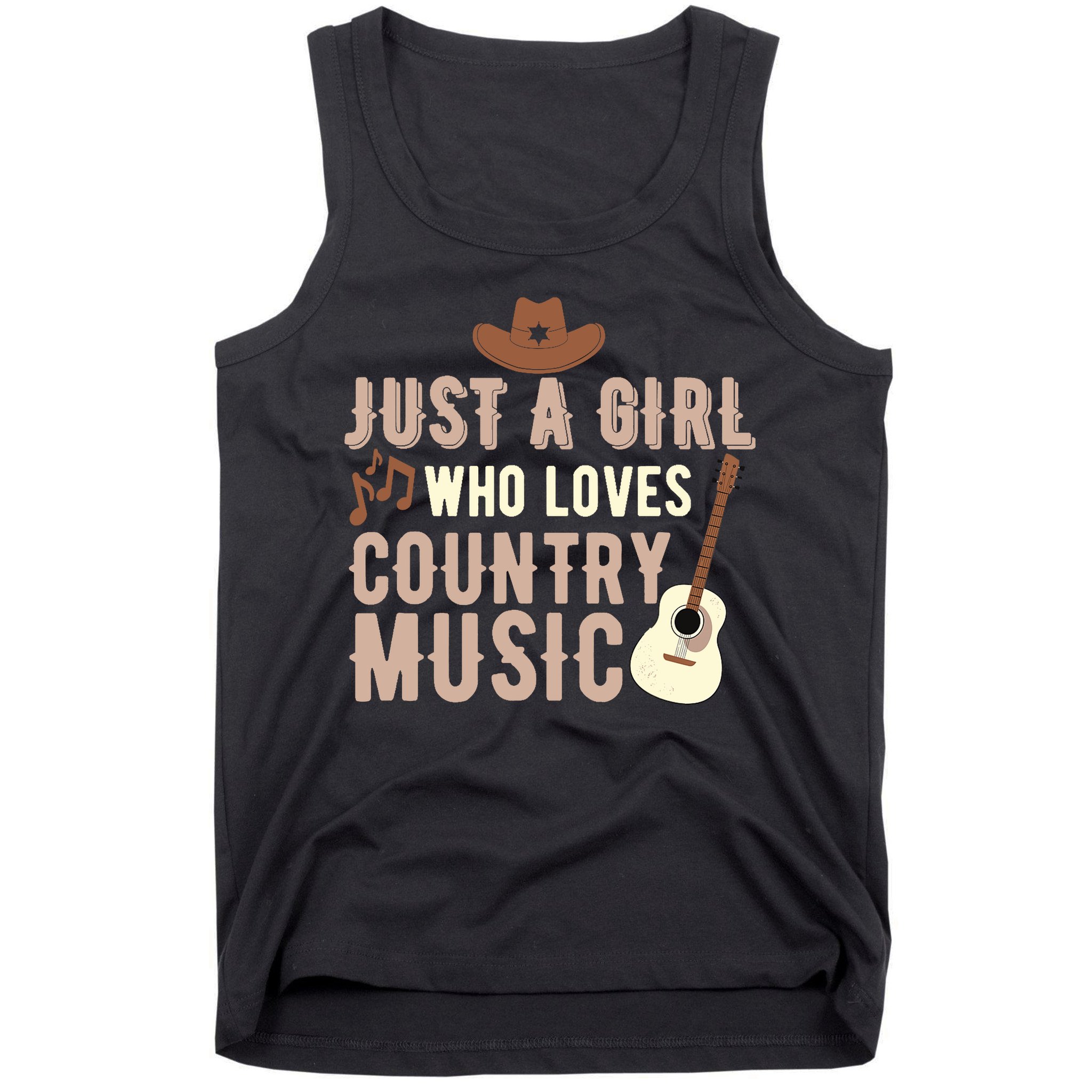 Just A Girl Who Loves Country Music Tank Top