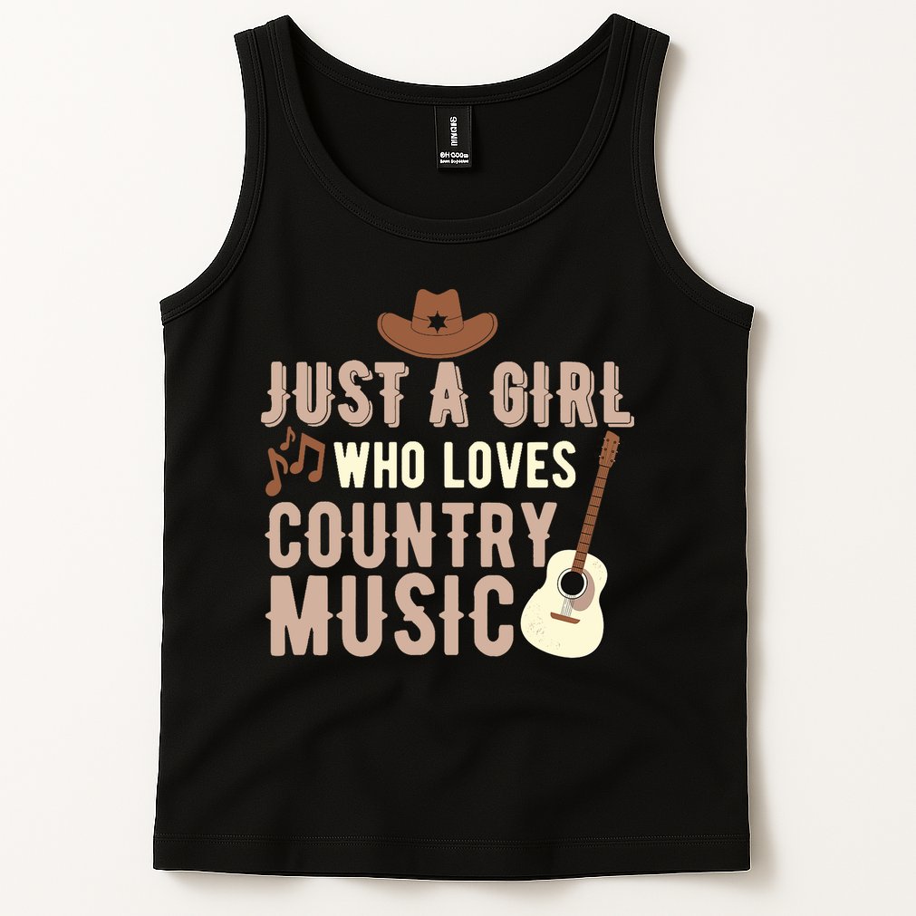 Just A Girl Who Loves Country Music Tank Top