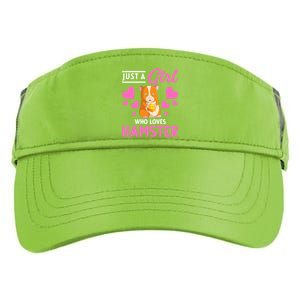 Just A Girl Who Loves Hamsters Hamster Gift Adult Drive Performance Visor