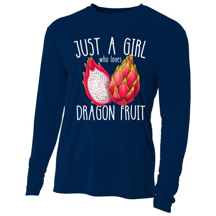 Just A Girl Who Loves Dragon Fruit Cooling Performance Long Sleeve Crew