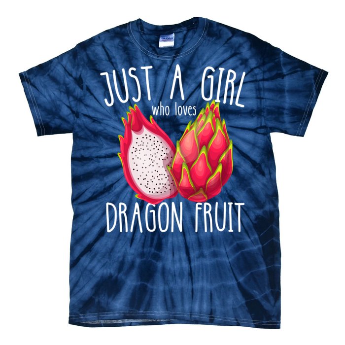 Just A Girl Who Loves Dragon Fruit Tie-Dye T-Shirt