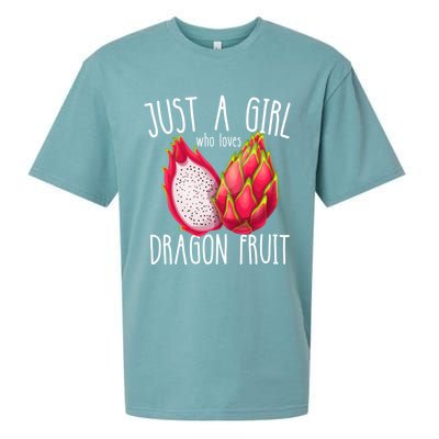 Just A Girl Who Loves Dragon Fruit Sueded Cloud Jersey T-Shirt